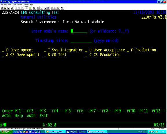 ZZSEARCH search multiple FUSERs