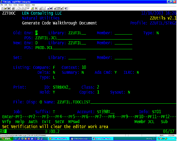 ZZTDOC technical source code walkthrough documentation - 3GL