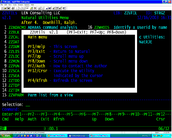 ZZUtils menu help text